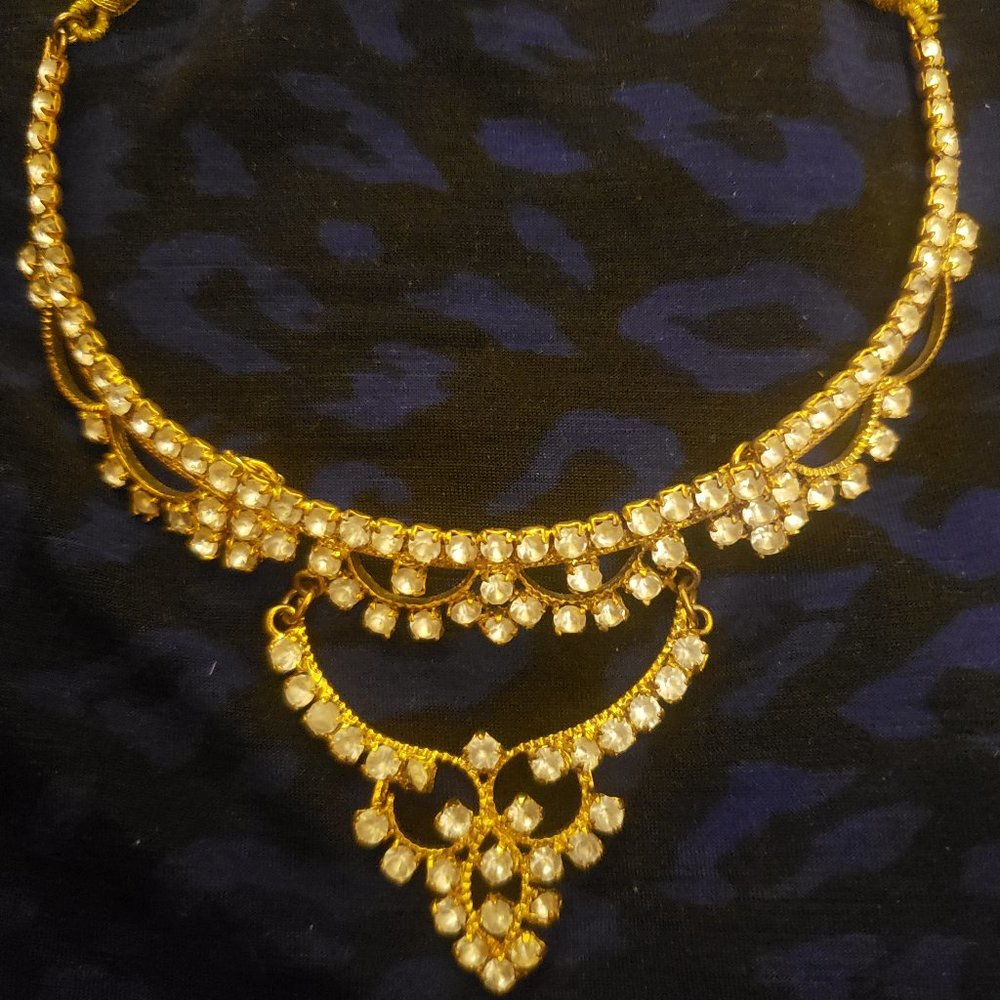 Golden White Zircon Set